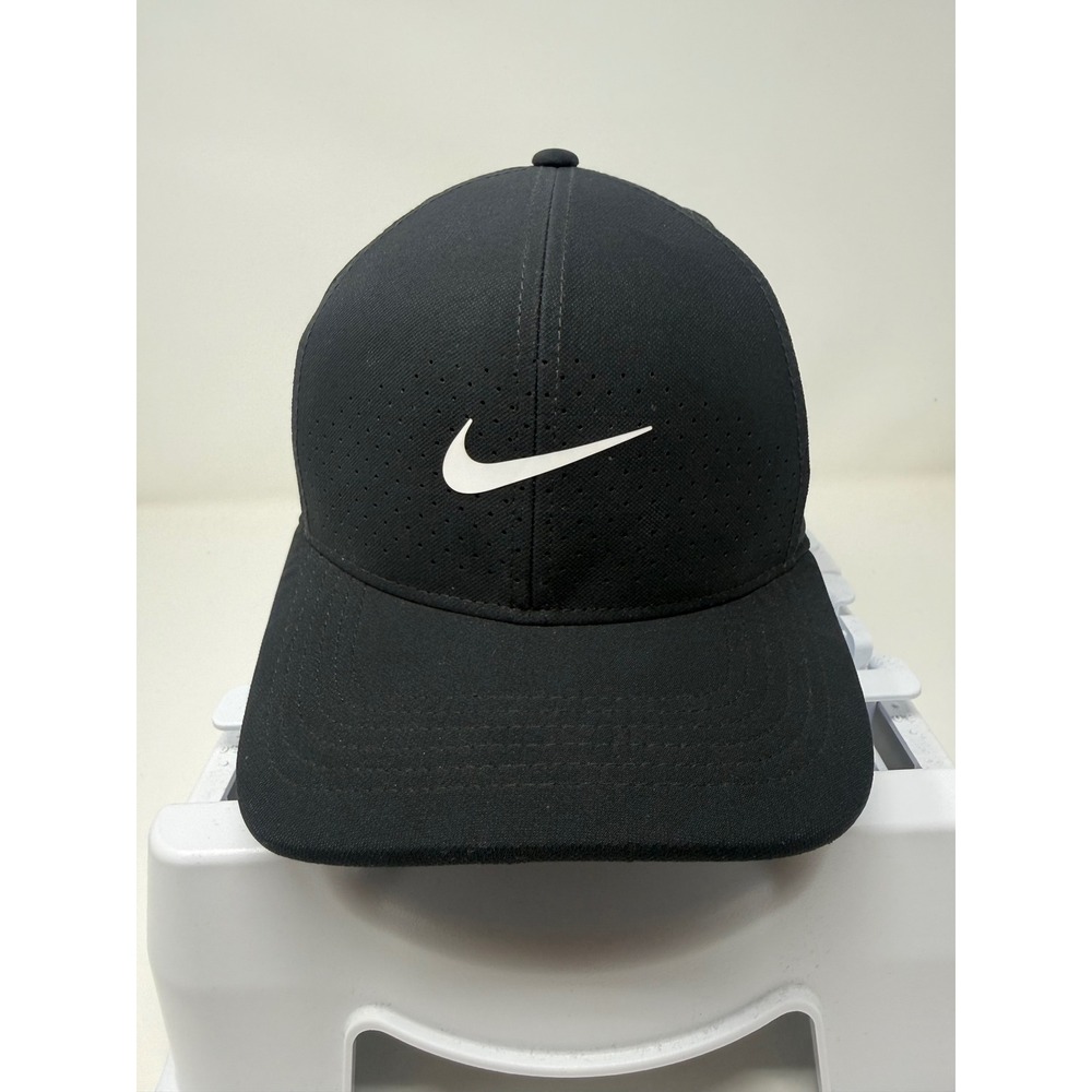 Nike Classic99 Dri-FIT Perforated Baseball Hat Black One Size Swoosh Cap